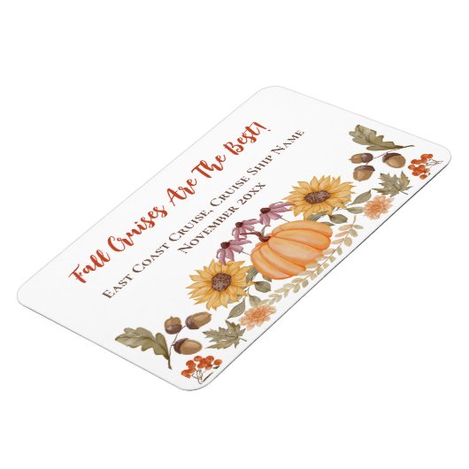 Herfst Herfst Cruise Cabine Stateroom Deurmarkerin Magneet (Linkerzijde)