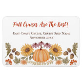 Herfst Herfst Cruise Cabine Stateroom Deurmarkerin Magneet (Horizontaal)