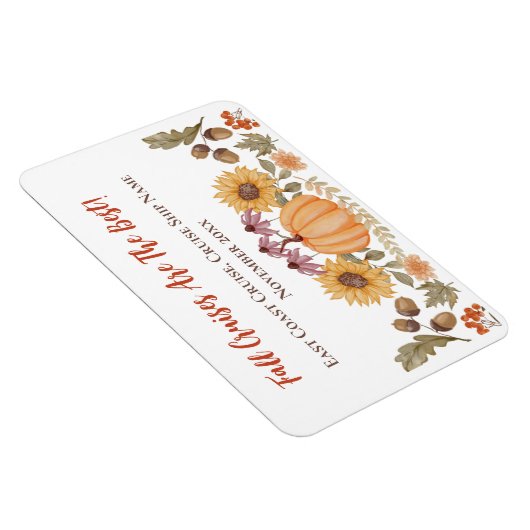 Herfst Herfst Cruise Cabine Stateroom Deurmarkerin Magneet (Rechterzijde)