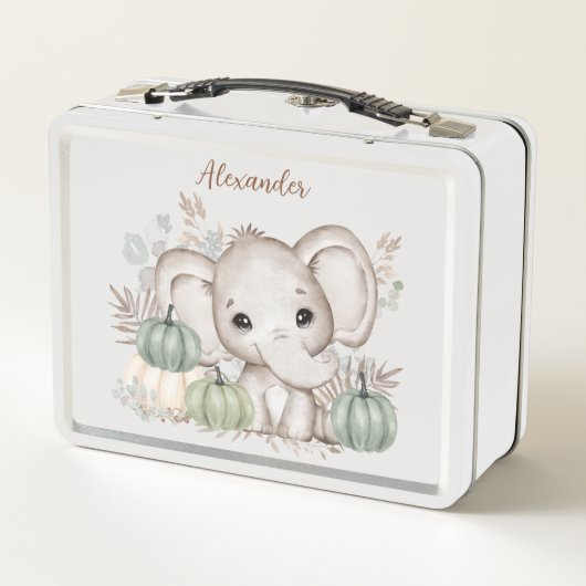 Herfst herfst Cute Elephant Metal Ltd Box (Achterkant)