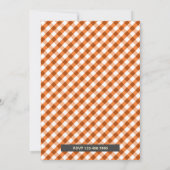 Herfst herfst Cute Little Pumpkin Gender onthullin Kaart (Achterkant)