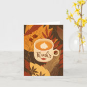 Herfst herfst Dank u Wenskaart Kaart (Gele Bloem)