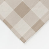 Herfst Herfst Dankbaarheid gebladerte Taupe Plaid Fleece Deken (Hoek)