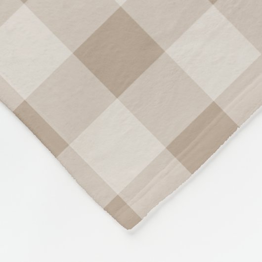 Herfst Herfst Dankbaarheid gebladerte Taupe Plaid Fleece Deken (Hoek)