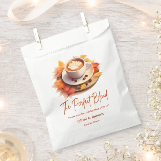 Herfst Herfst De Perfecte Blend Paren Douche Bedankzakje (Geknipt)