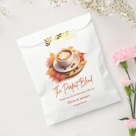 Herfst Herfst De Perfecte Blend Paren Douche Bedankzakje (Gezegeld)