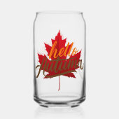 Herfst herfst druiven bladeren Drinkware Set Blikvorm Glas (Voorkant)