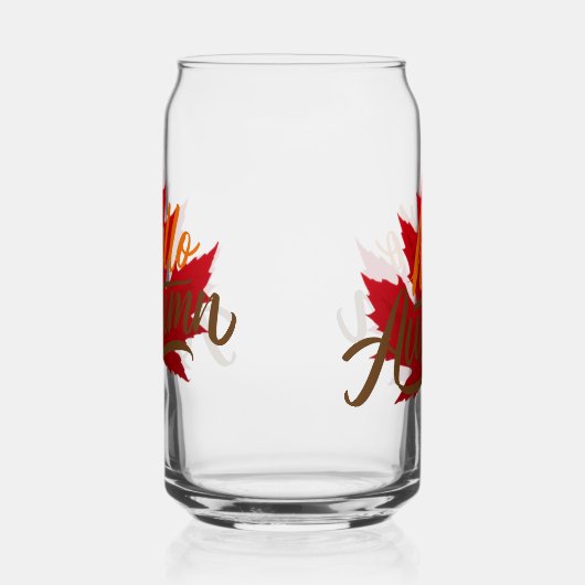 Herfst herfst druiven bladeren Drinkware Set Blikvorm Glas (Links)