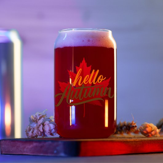 Herfst herfst druiven bladeren Drinkware Set Blikvorm Glas