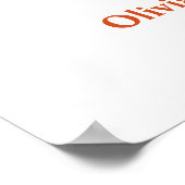 Herfst Herfst Een Baby is Brouwen Baby shower Welk Poster (Hoek)