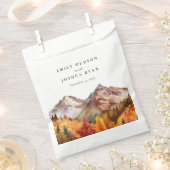Herfst herfst elegante bruiloft bedankzakje (Geknipt)