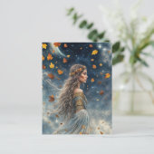Herfst Herfst Equinox Fantasy Mystiek Magisch Feestdagenkaart (Staand voorkant)