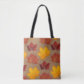 Herfst Herfst esdoorn bladeren Canvas tas (Voorkant)