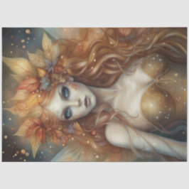 Herfst Herfst Fairy Decoupage papier