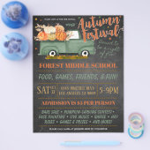 Herfst herfst feestdag Boutique Flyer (Enkel)