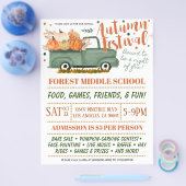 Herfst herfst feestdag Boutique Flyer (Enkel)