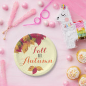 Herfst herfst feestdag papieren bordje (Feest)