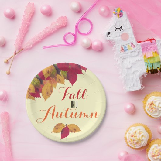 Herfst herfst feestdag papieren bordje (Feest)