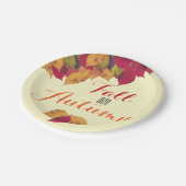 Herfst herfst feestdag papieren bordje (Gekanteld)