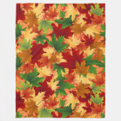 Herfst herfst fleece deken (Voorkant)