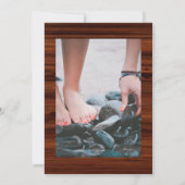 Herfst - Herfst Floral Celebration of Life Kaart (Achterkant)