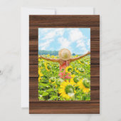 Herfst - Herfst Floral Celebration of Life Kaart (Achterkant)