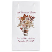 Herfst herfst Floral personalisalisaliseer Names W Klein Cadeauzakje (Voorkant)