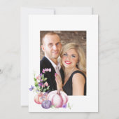 herfst - Herfst Floral Rustic Country Barn Wedding Save The Date (Achterkant)