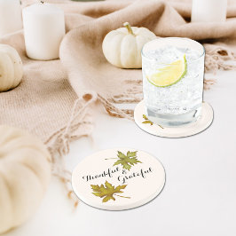 Herfst Herfst Foliage Friendsgiving Thanksgiving Zandsteen Onderzetter