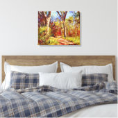 Herfst herfst Forest Canvas Art Print (Insitu (Slaapkamer))