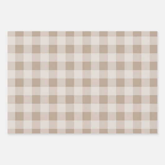 Herfst Herfst gebladerte bladeren bruin geruite pa Inpakpapier Vel (Voorkant)