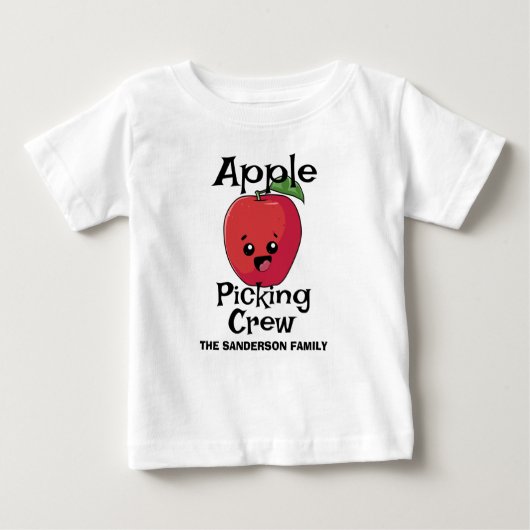 Herfst herfst gelijkend familie Apple Pick Crew (Voorkant)