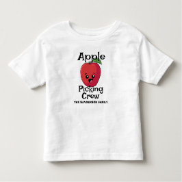 Herfst herfst gelijkend familie Apple Pick Crew Kinder Shirts