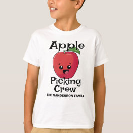 Herfst herfst gelijkend familie Apple Pick Crew T-shirt
