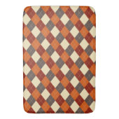 Herfst/Herfst Gingham patroon Badmat (Voorkant Verticaal)