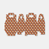 Herfst/Herfst Gingham patroon Bedankdoosjes (Uitgevouwen)