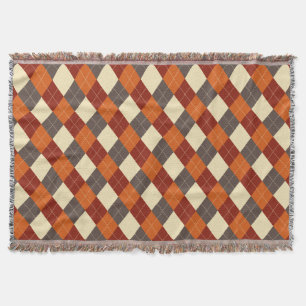 Herfst/Herfst Gingham patroon Deken