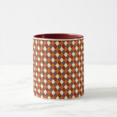 Herfst/Herfst Gingham patroon Mok (Midden)