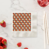 Herfst/Herfst Gingham patroon Servet (Insitu)