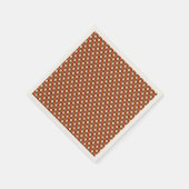Herfst/Herfst Gingham patroon Servet (Hoek)