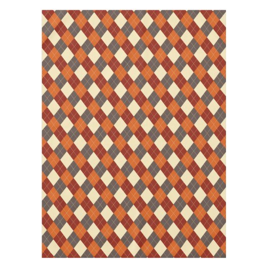 Herfst/Herfst Gingham patroon Tafelkleed (Voorkant)