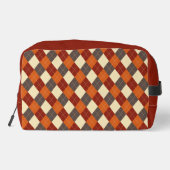 Herfst/Herfst Gingham patroon Toilettasje (Achterkant)