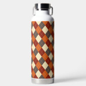 Herfst/Herfst Gingham patroon Waterfles (Voorkant)