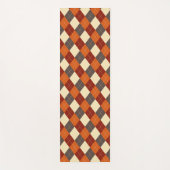 Herfst/Herfst Gingham patroon Yogamat (Voorkant)