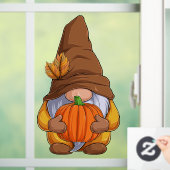 Herfst herfst Gnome Window Cling Raamsticker (Huis)