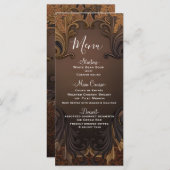  herfst Herfst Gold Ornamental Leaves Menu (Voorkant / Achterkant)