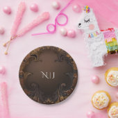  herfst Herfst gouden sierbladeren bruiloft Papieren Bordje (Feest)