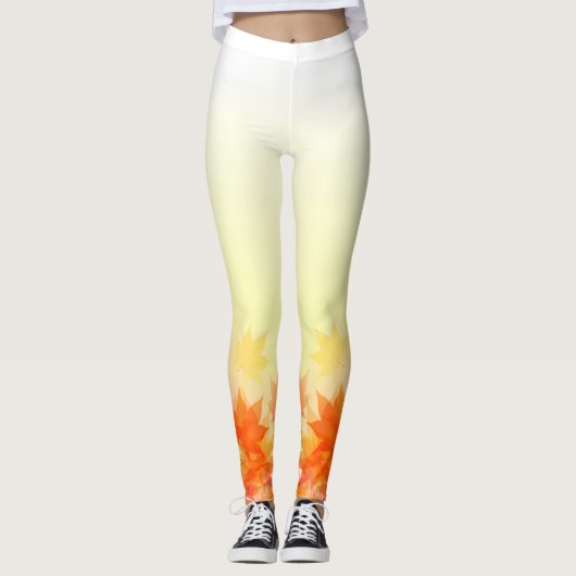 Herfst Herfst Gradient Leggings (Voorkant)