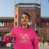 Herfst Herfst-Groovy Pumpkin Spice Design Hoodie