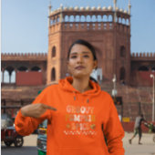 Herfst Herfst-Groovy Pumpkin Spice Design Hoodie